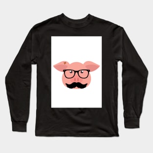 PIG. Black Tasche Long Sleeve T-Shirt